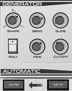 Generator section of vocodine vst