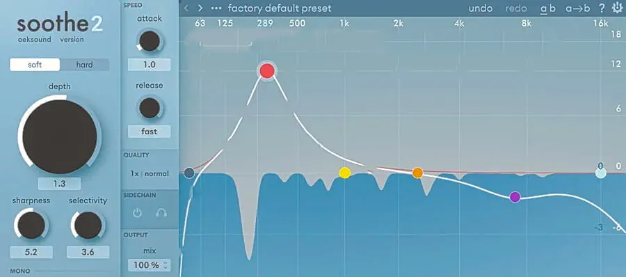 soothe 2 frequency attenuation control
