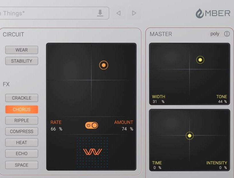 Circuit section of the plugin 